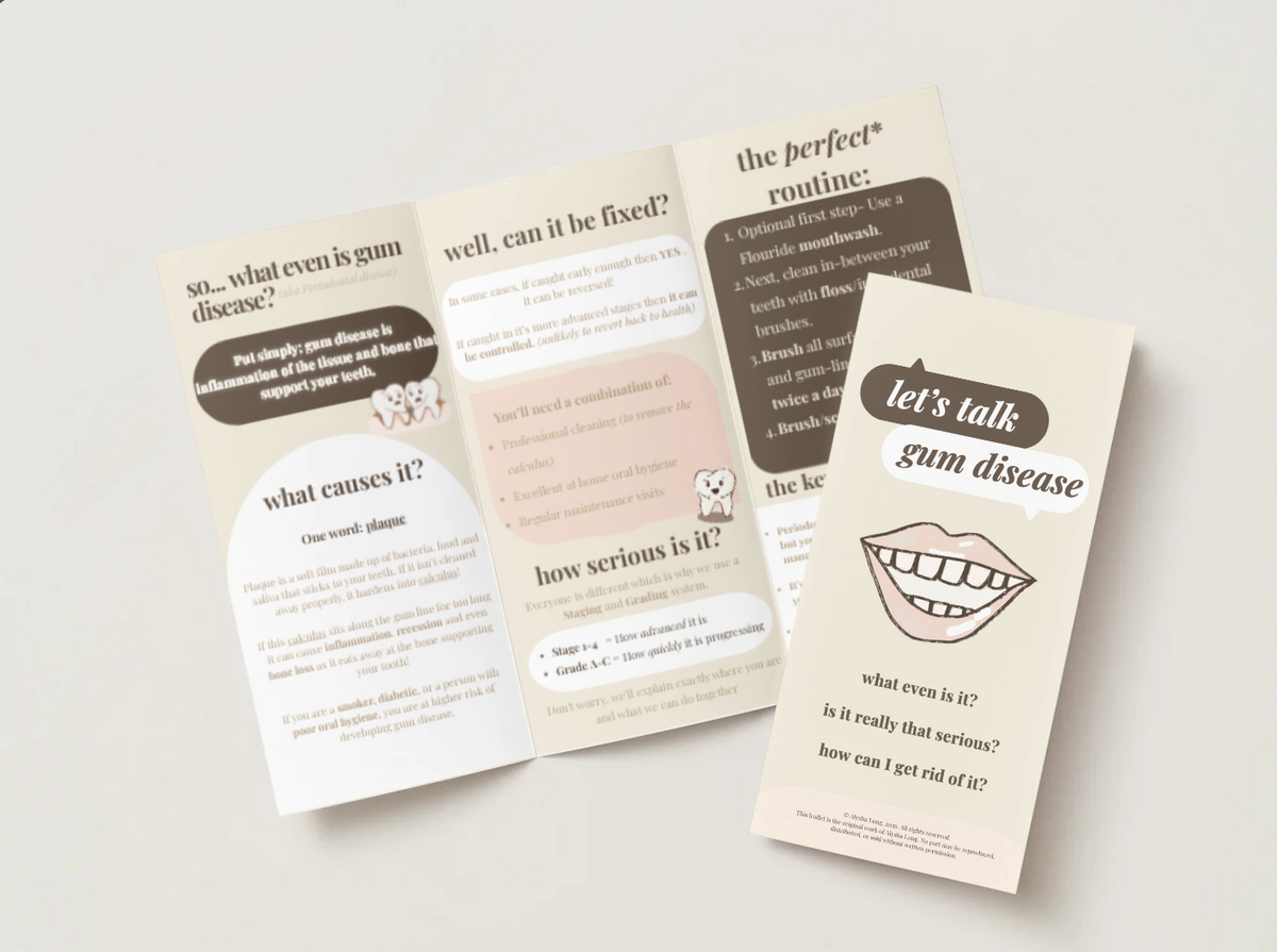 Let's Talk Gum Disease- Patient Education Leaflet