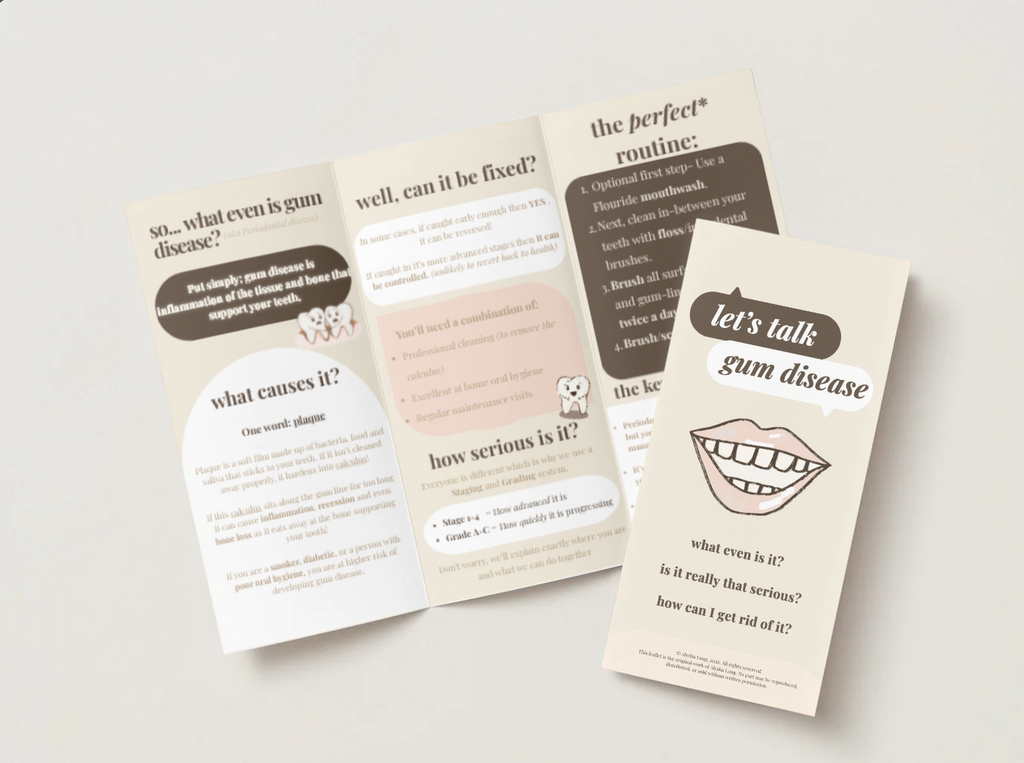 Let's Talk Gum Disease – Patient Education Leaflet