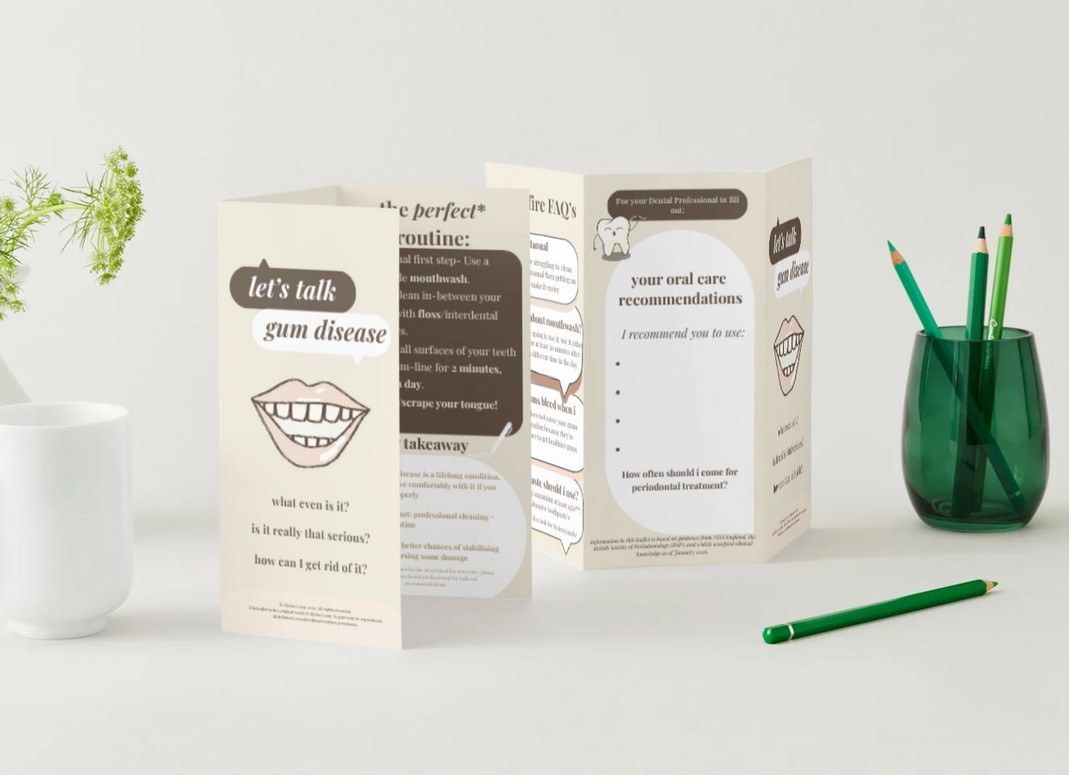 Let's Talk Gum Disease – Patient Education Leaflet
